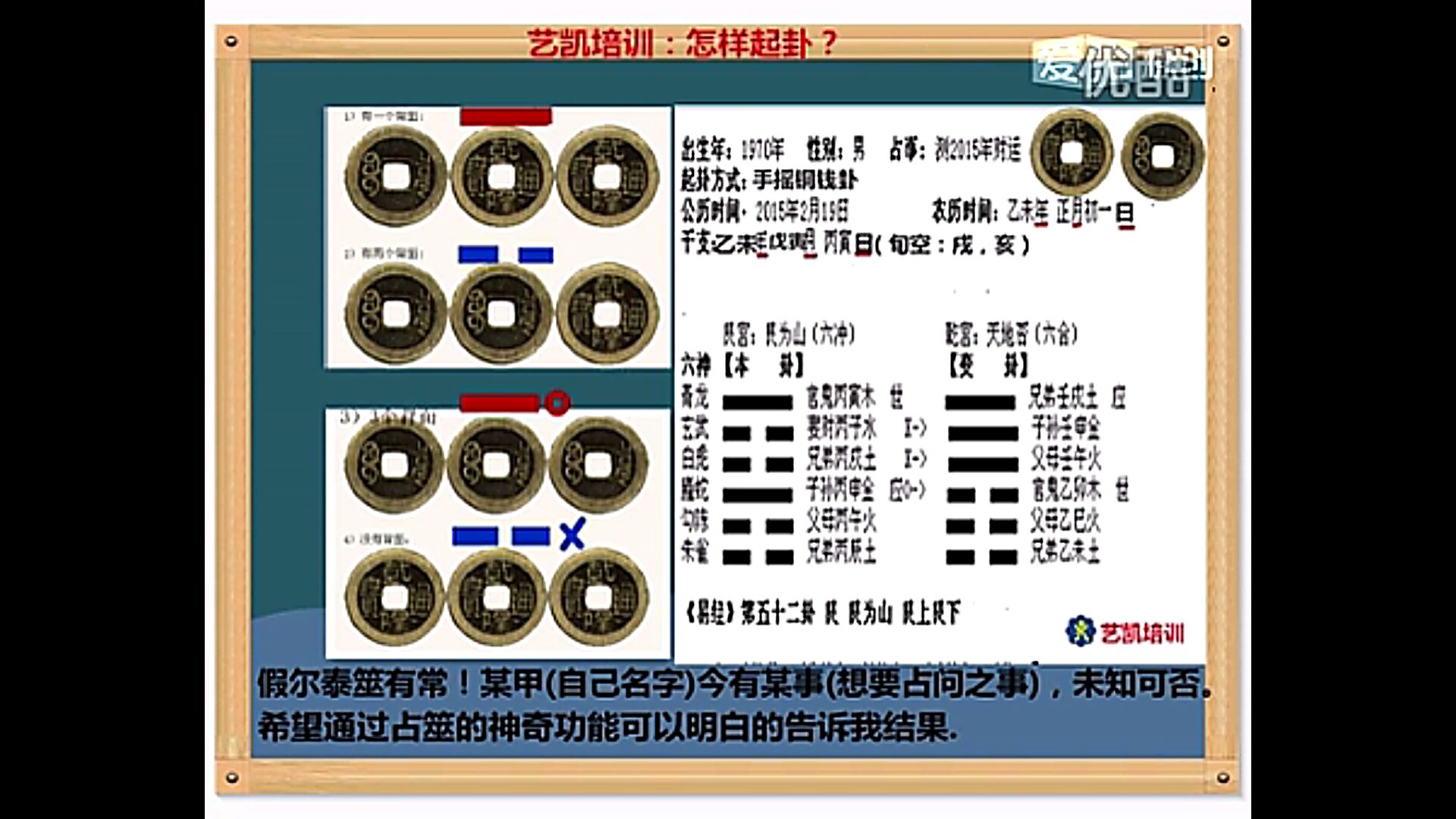 六爻硬币起卦没有动_六爻起卦_六爻占卜起卦方法硬币